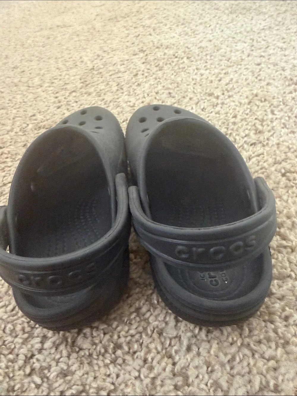 CROCS Kids Black Classic Clog Sandals